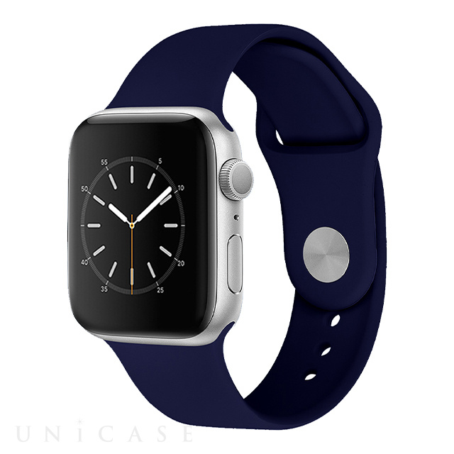 Apple Watch バンド 44/42mm】シリコンバンド (ネイビー) for Apple Watch  SE(第2/1世代)/Series8/6/5/4/3/2/1 藤本電業 | iPhoneケースは UNiCASE