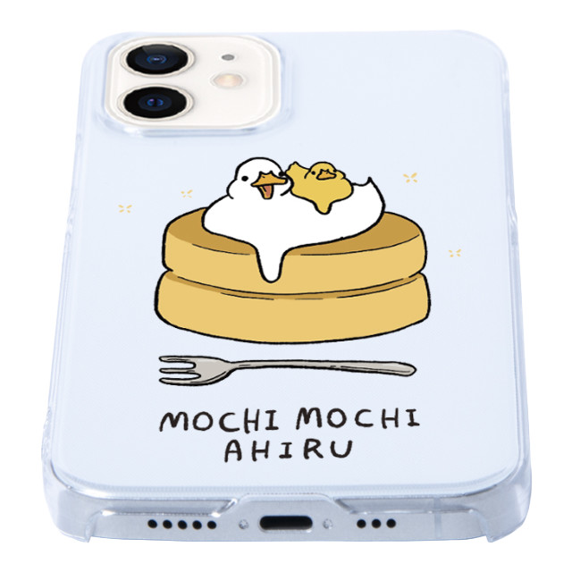 【iPhone12 mini ケース】クリアケース (ホットケーキの上のアヒルクリーム)サブ画像