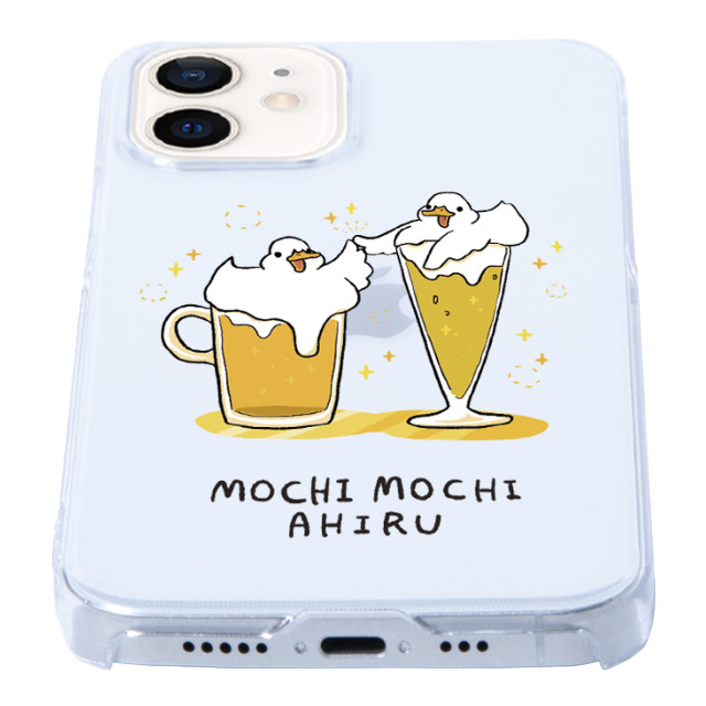 【iPhone12 mini ケース】クリアケース (あわあわアヒルビール)サブ画像