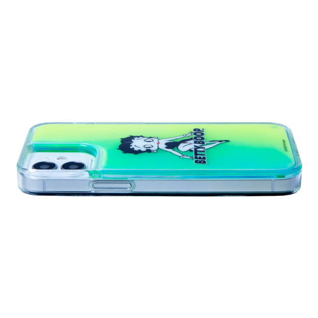 【iPhone12/12 Pro ケース】BETTY BOOP ネオンサンドケース (NEON BLACK GREEN)サブ画像