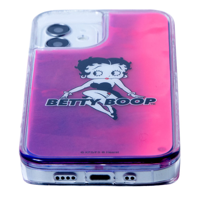【iPhone12 mini ケース】BETTY BOOP ネオンサンドケース (NEON BLACK PINK)goods_nameサブ画像