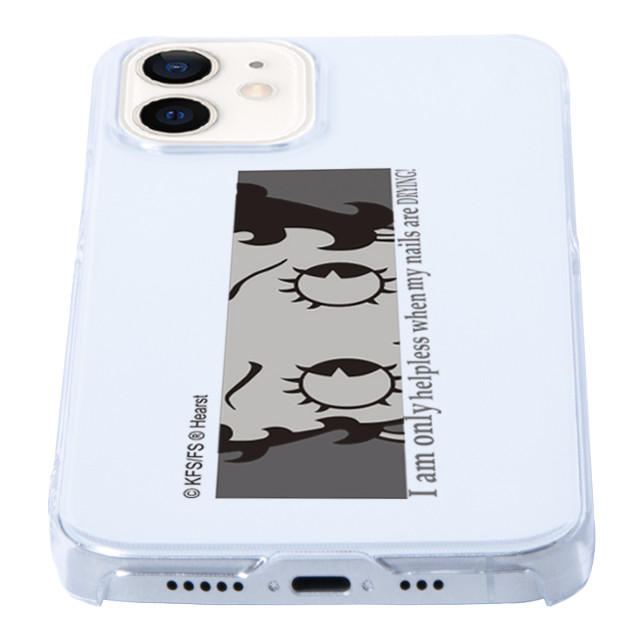 【iPhone12/12 Pro ケース】Betty Boop クリアケース (Gray)goods_nameサブ画像