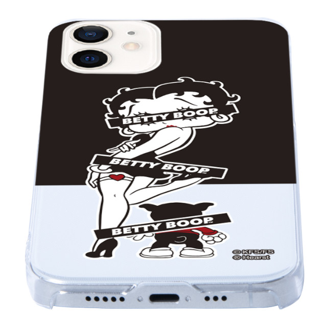 【iPhone12 mini ケース】Betty Boop クリアケース (Black and white)goods_nameサブ画像