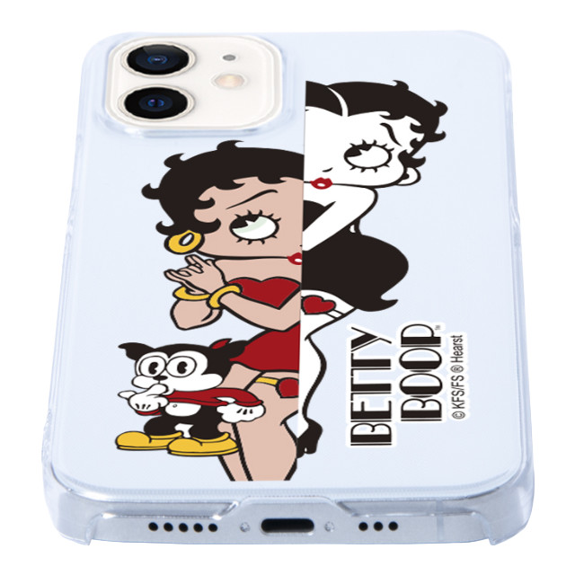 【iPhone12 mini ケース】Betty Boop クリアケース (Front and back)goods_nameサブ画像
