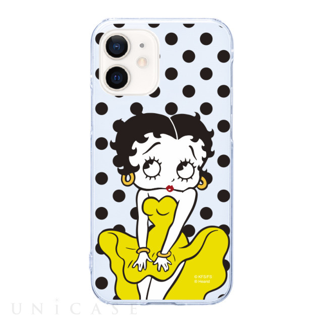 【iPhone12 mini ケース】Betty Boop クリアケース (Yellow dress)