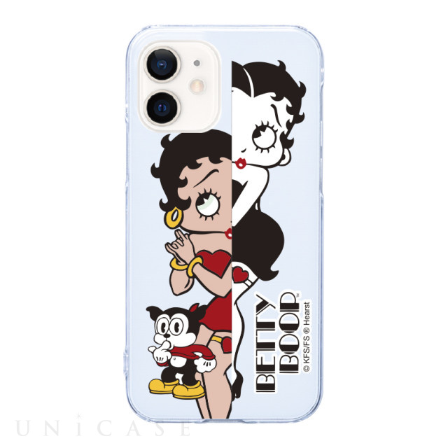 【iPhone12 mini ケース】Betty Boop クリアケース (Front and back)