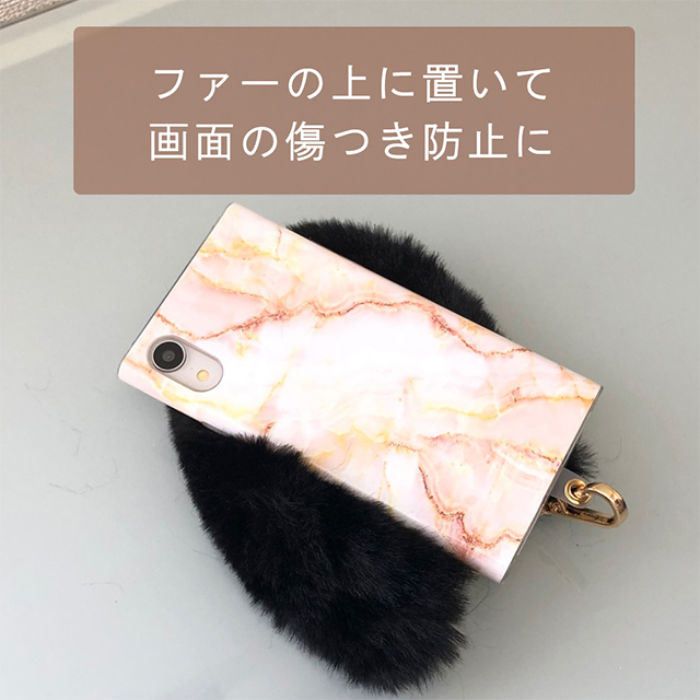 もふすと もふもふ ファー リストストラップ (ブラック)goods_nameサブ画像