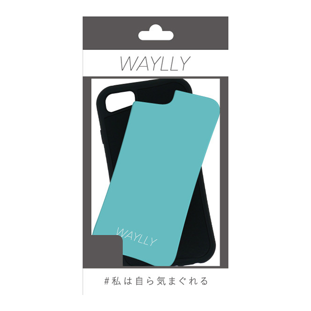 【iPhoneSE(第2世代)/8/7/6s/6 ケース】WAYLLY-MKセットドレッサー (スモールロゴ ミントブルー)goods_nameサブ画像