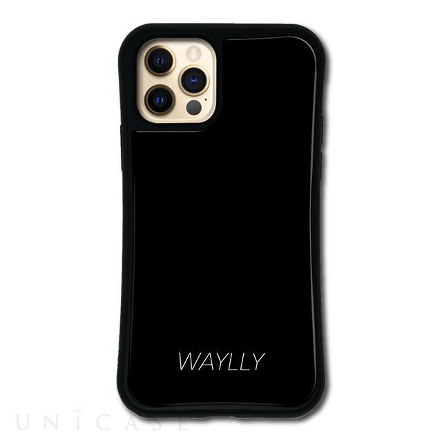【iPhone12/12 Pro ケース】WAYLLY-MKセットドレッサー (スモールロゴ ブラック)