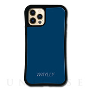 【iPhone12/12 Pro ケース】WAYLLY-MKセットドレッサー (スモールロゴ ネイビー)