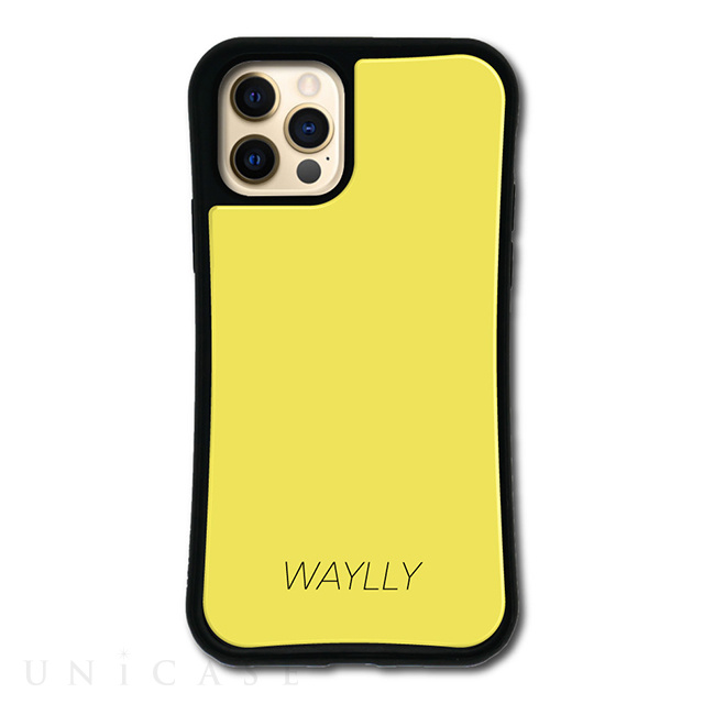 【iPhone12/12 Pro ケース】WAYLLY-MKセットドレッサー (スモールロゴ イエロー)