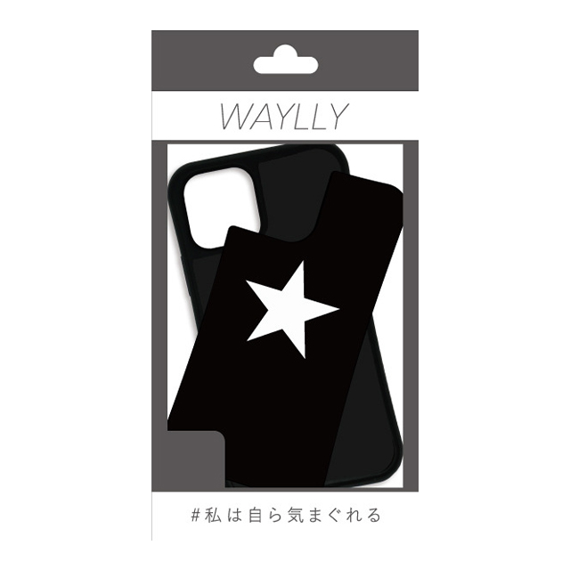 【iPhone12/12 Pro ケース】WAYLLY-MKセットドレッサー (スター ブラック×ホワイト)サブ画像