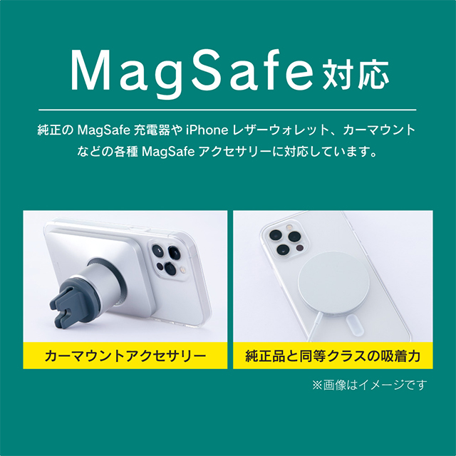 【iPhone12 mini ケース】Turtle MagSafe HBクリアケース (ネイビーライン)goods_nameサブ画像