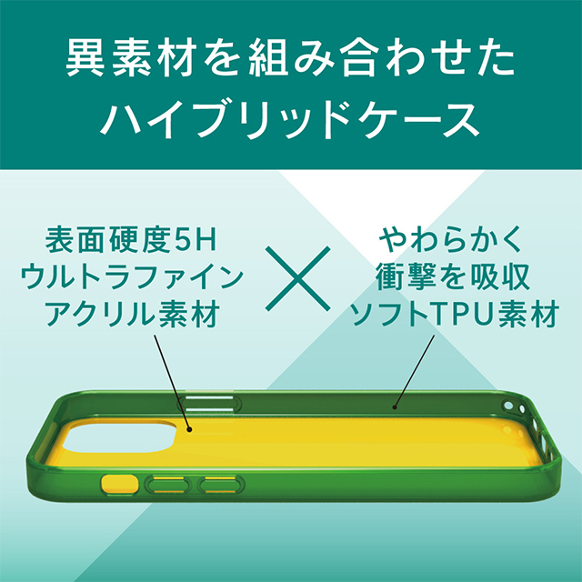 【iPhone12 mini ケース】Turtle MagSafe HBクリアケース (レッドライン)goods_nameサブ画像