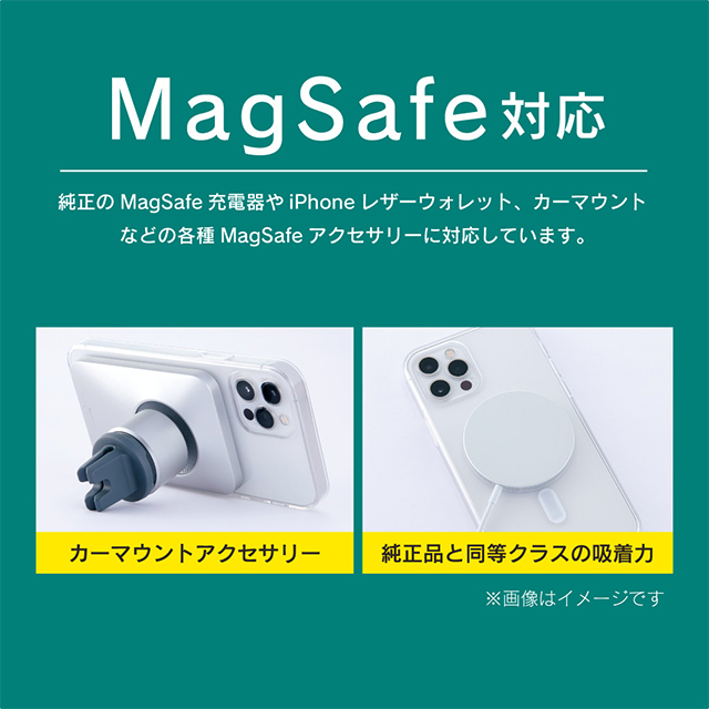 【iPhone12/12 Pro ケース】Turtle MagSafe HBクリアケース (ネイビーライン)サブ画像