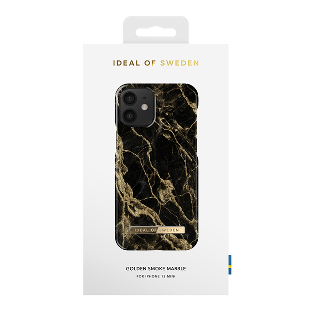 【iPhone12 mini ケース】Fashion Case (Golden Smoke Marble)サブ画像