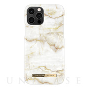 【iPhone12/12 Pro ケース】Fashion Case (Golden Pearl Marble)