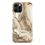 【iPhone12/12 Pro ケース】Fashion Case (Golden Sand Marble)