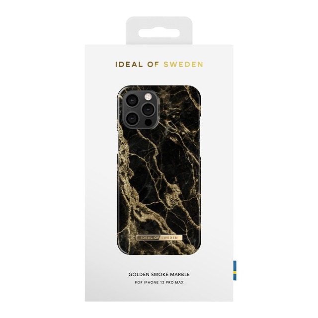 【iPhone12 Pro Max ケース】Fashion Case (Golden Smoke Marble)サブ画像