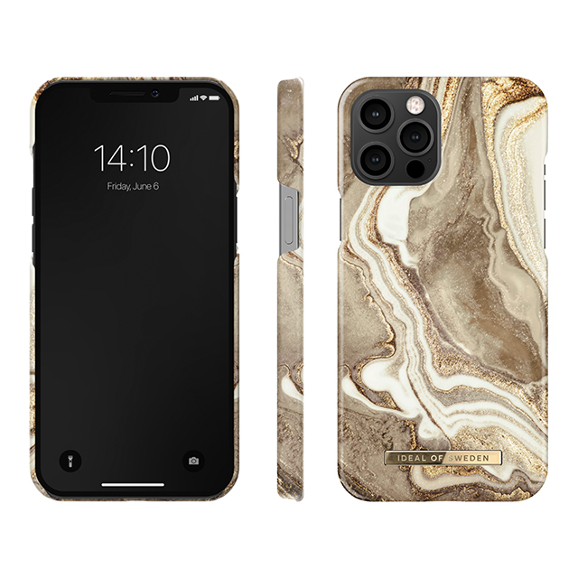【iPhone12 Pro Max ケース】Fashion Case (Golden Sand Marble)サブ画像