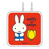 ミッフィー miffy and tulips USB2ポート ACアダプタ (レッド)