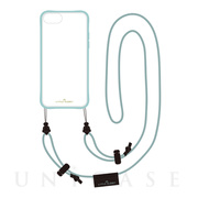 【iPhoneSE(第3/2世代)/8/7/6s/6 ケース】LITTLE CLOSET Strap iPhone case (GLASS GREEN)