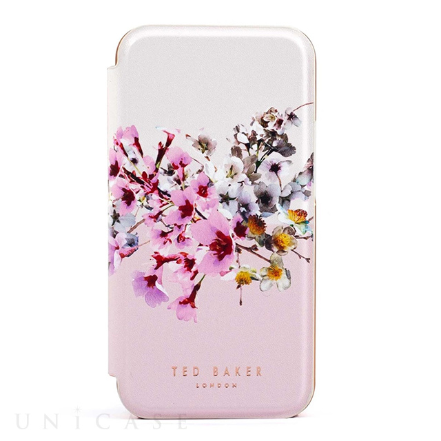 【iPhone12 mini ケース】Folio Case (Jasmine Pink Cream Rose Gold)