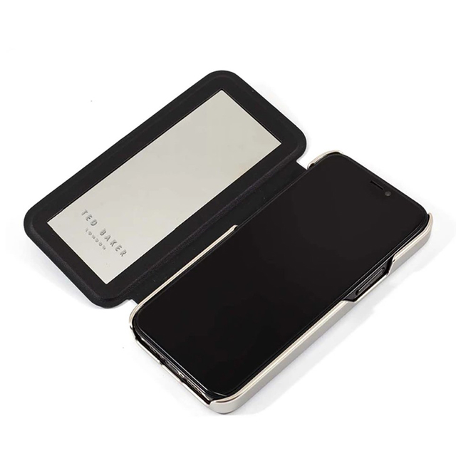 【iPhone12 Pro Max ケース】Folio Case (Elderflower Black Silver)サブ画像