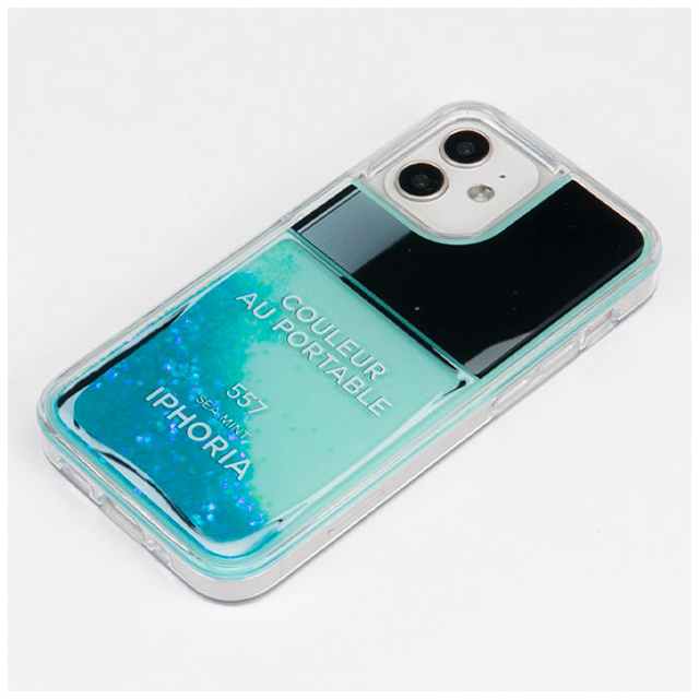 【iPhone12 mini ケース】Liquid Case (Nailpolish Coleur Au Portable Turquoise)サブ画像