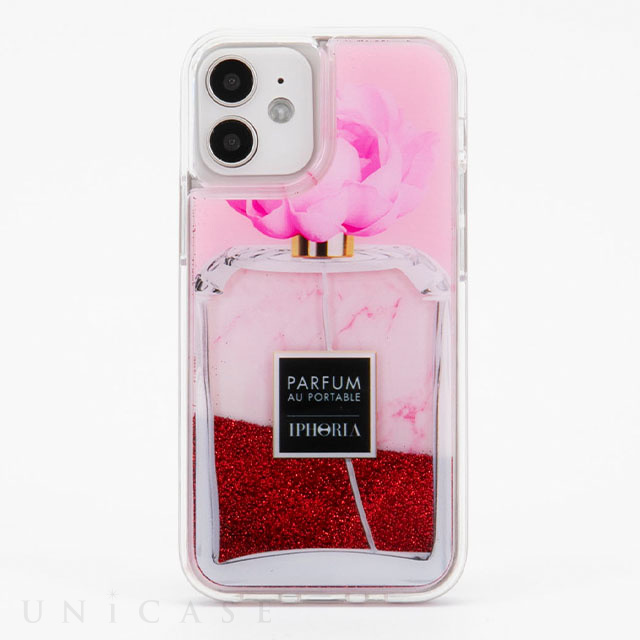【iPhone12 mini ケース】Liquid Case (Perfume Flower nude - pink)