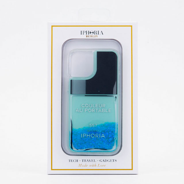 【iPhone12/12 Pro ケース】Liquid Case (Nailpolish Coleur Au Portable Turquoise)サブ画像