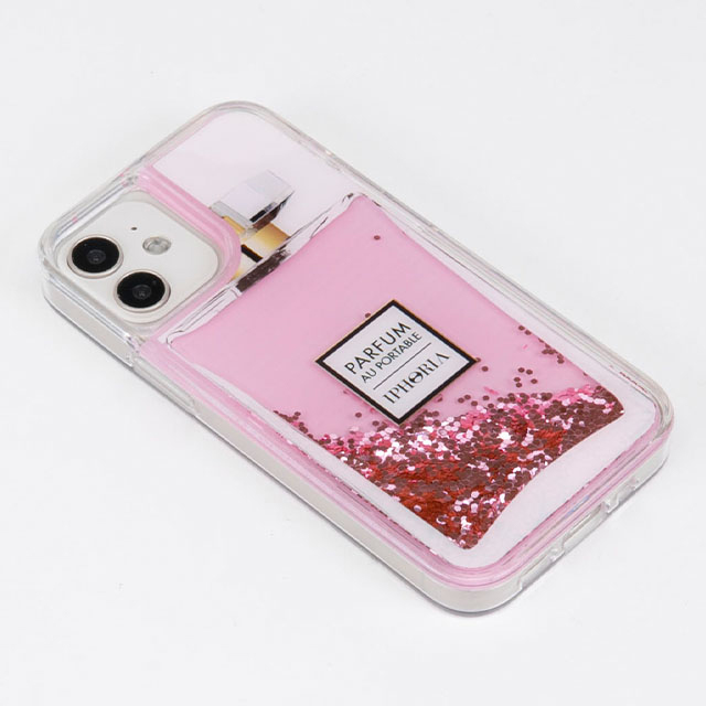 【iPhone12/12 Pro ケース】Liquid Case (Perfume au Portable Pink Glitter)サブ画像