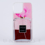 【iPhone12 Pro Max ケース】Liquid Case (Perfume Flower nude - pink)