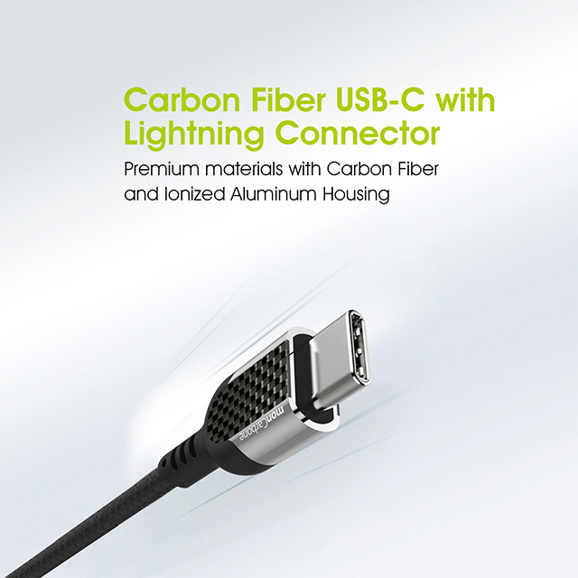 Carbon Fiber MFi USB-C to Lightning Fast Charging Cableサブ画像