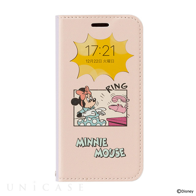 Iphone12 Mini ケース ディズニーキャラクター フリップ窓付きダイアリーケース ミニーマウス 電話 Hamee Iphoneケースは Unicase