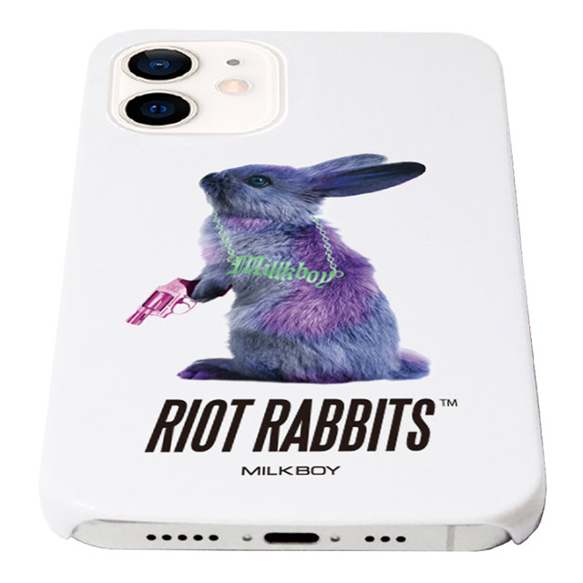 【iPhone12 mini ケース】ホワイトケース (Riot Rabbits WH)サブ画像