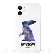 【iPhone12 mini ケース】ホワイトケース (Riot Rabbits WH)