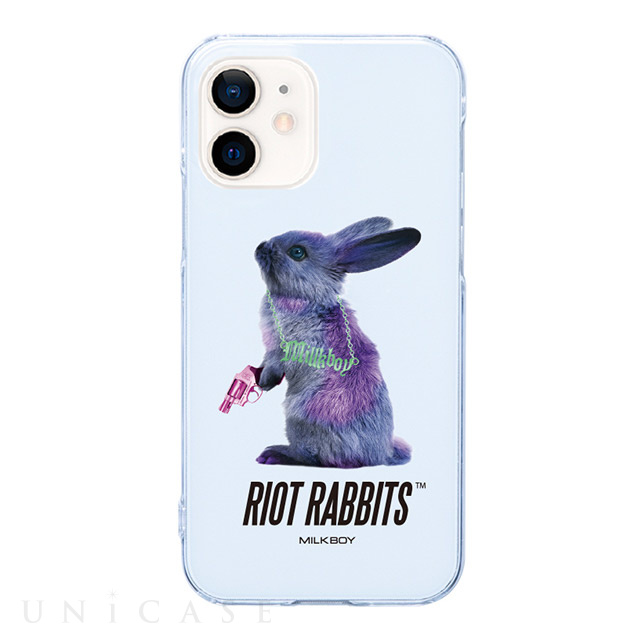 【iPhone12 mini ケース】クリアケース (Riot Rabbits)