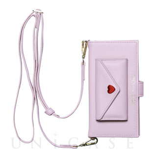 【マルチ スマホケース】マルチLサイズ 手帳型ケース Letter Case (Pink)