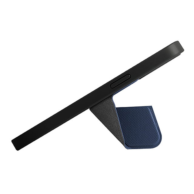 【iPhone12/12 Pro ケース】Transeorma 耐衝撃ハイブリッド素材採用 折り畳み式スタンド ハードケース (ブルー)サブ画像