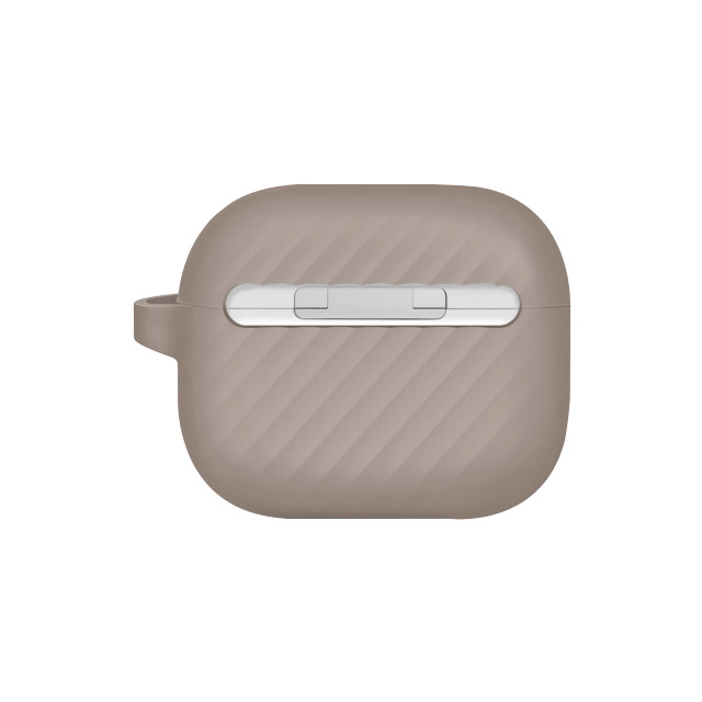 【AirPods(第3世代) ケース】VENCER シリコンケース (カラビナ・ネックストラップ付属) DARK SAND (BEIGE)サブ画像