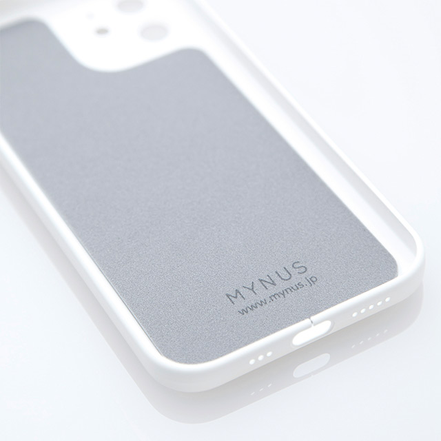 【iPhone12 mini ケース】MYNUS iPhone 12 mini CASE (マットホワイト)