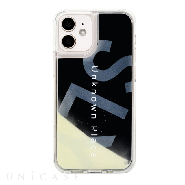 iPhone12 mini ケース】SLY ラメ入りネオンサンドケース (白×黒) SLY ...