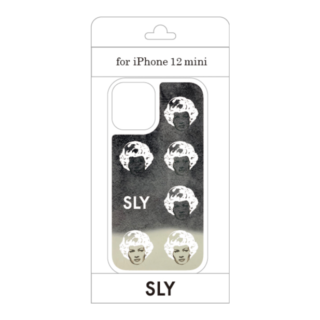 【iPhone12 mini ケース】SLY ネオンサンドケース face (白×黒)goods_nameサブ画像