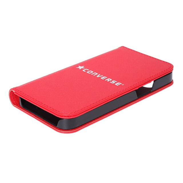 【iPhone12 mini ケース】Logo PU Leather Book Type Case (RED)goods_nameサブ画像