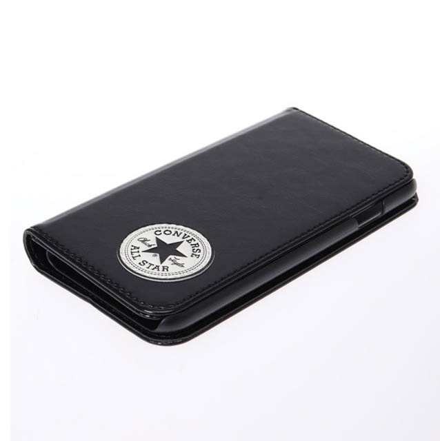 【iPhoneSE(第3/2世代)/8/7 ケース】Uncle Patch  PU Leather Book Type Case (BLACK)サブ画像