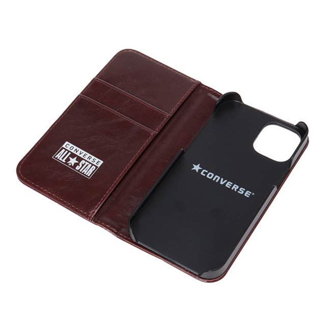 【iPhone12 mini ケース】Uncle Patch  PU Leather Book Type Case (BROWN)サブ画像