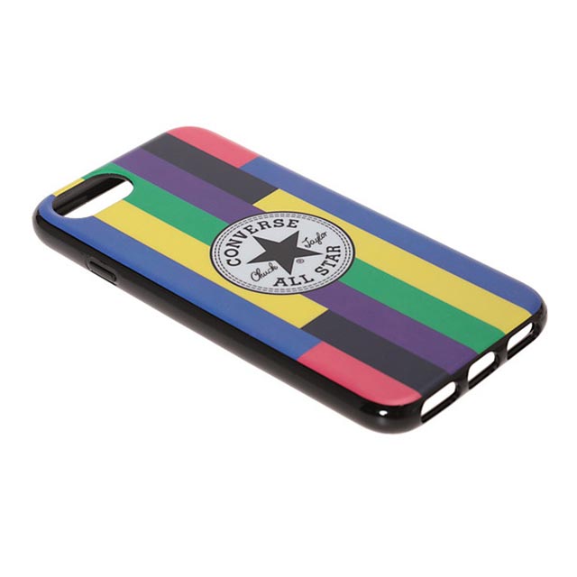 【iPhoneSE(第3/2世代)/8/7 ケース】Circle Logo Hybrid IML Back Case (RAINBOW)サブ画像