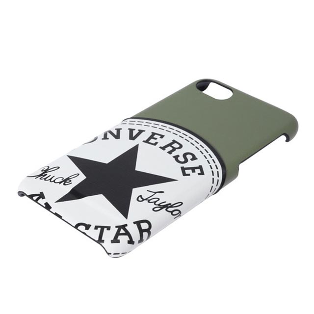 【iPhoneSE(第3/2世代)/8/7 ケース】Big Circle Logo PU Leather Back Case カードポケット付き (KHAKI)サブ画像