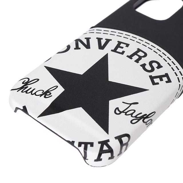 【iPhone12 mini ケース】Big Circle Logo PU Leather Back Case カードポケット付き (BLACK)サブ画像
